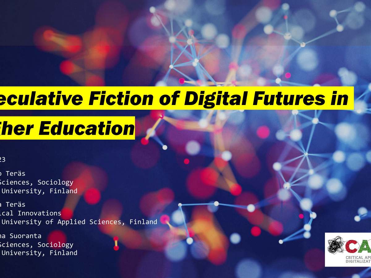 NERA 2023 symposium: Speculative Fiction of Digital Futures in Higher&nbsp;Education